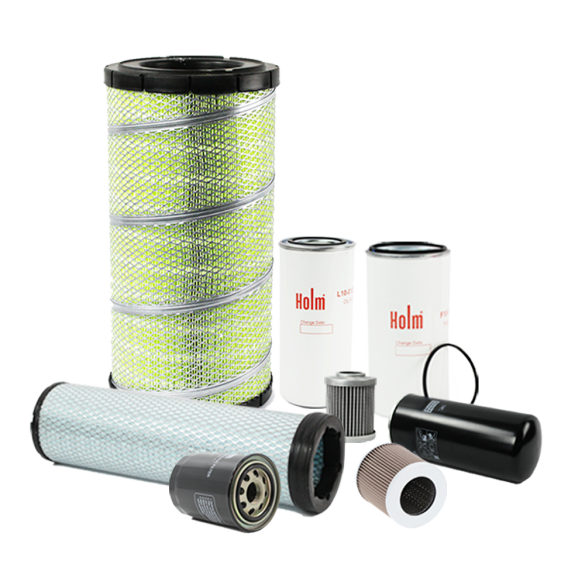 Holm air filters, fuel filters, oil filter and hydraulic filters to suit Volvo EW160E Wheeled Excavators (K80-1591-HOL)