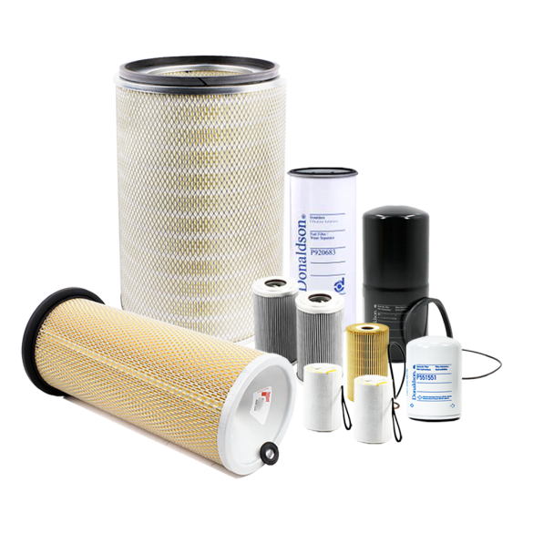 Holm oil filter, fuel filters, air filters, transmission filter and hydraulic filters to suit Bell B25C Dump Trucks (K80-1596-HOL)