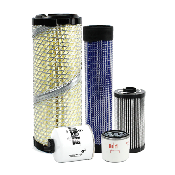 Holm air filters, fuel filter, hydraulic filter and oil filter to suit Wacker Neuson RT82-SC3 Rollers (K80-1639-HOL)