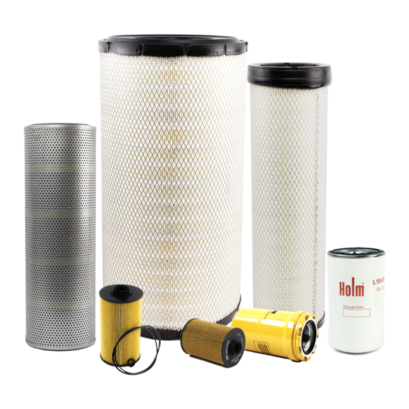 Holm air filters, fuel filters, oil filter and hydraulic filters to suit Case CX300D LC Excavators (K80-1646-HOL)