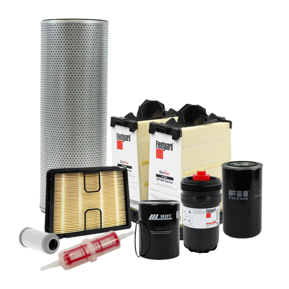 Holm 1000Hr Filter Kit to suit Doosan DX140LCR-3 Excavators with serial no. 1534 onwards (K80-1647-HOL)