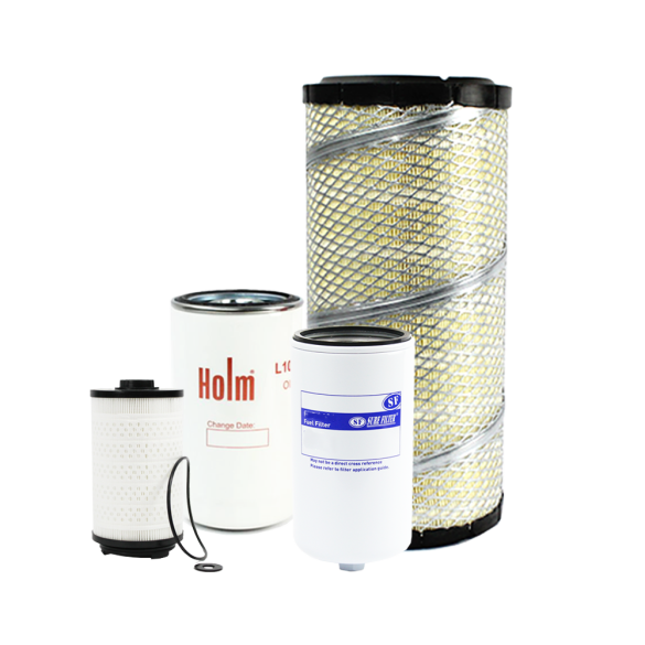 Holm air filter, fuel filters and oil filter to suit Hitachi ZX130LCN-6 Excavators (K80-1660-HOL)