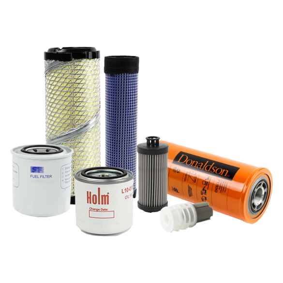 Holm air filters, fuel filters, oil filter and hydraulic filters to suit Volvo ECR50D Excavators (K80-1666-HOL)