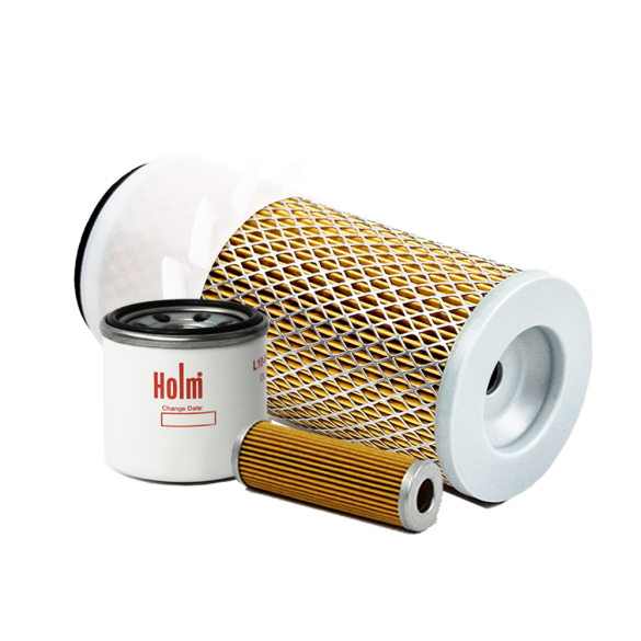 Holm air filter, fuel filter and oil filter to suit Kubota B6100HST Tractors with Kubota Engine (K80-1712-HOL)