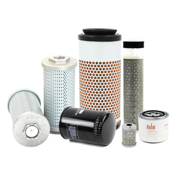 Holm air filters, fuel filters, oil filter and hydraulic filter to suit Kubota KX037-4 Excavators (K80-1729-HOL)