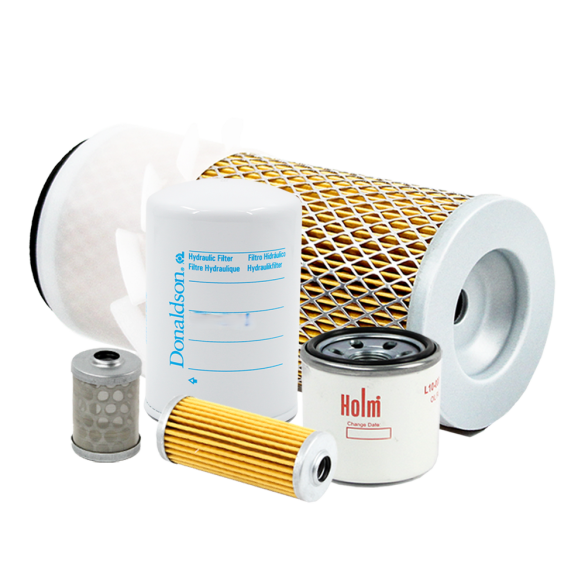 Holm air filter, fuel filters, oil filter and hydraulic filter to suit Takeuchi TB007 Excavators (K80-1741-HOL)