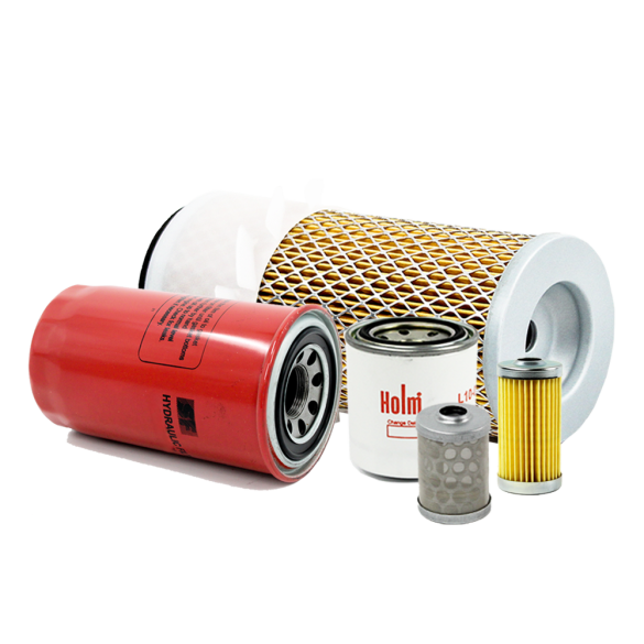 Holm air filter, fuel filters, oil filter and hydraulic filter to suit Takeuchi TB012 Excavators (K80-1743-HOL)