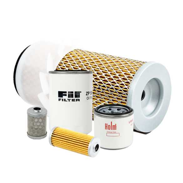 Holm air filters, fuel filter, oil filter and hydraulic filter to suit Takeuchi TB015 Excavators (K80-1746-HOL)