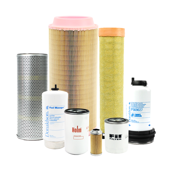 Holm air filters, fuel filters, oil filter and hydraulic filters to suit JCB JZ141 Long Carriage T4F Excavators (K80-1747-HOL)