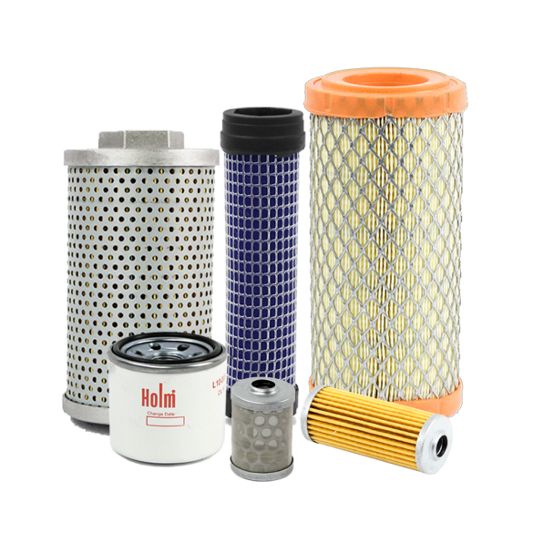 Holm air filters, fuel filters, oil filter and hydraulic filter to suit Takeuchi Hybrid Electric Excavators (K80-1750-HOL)