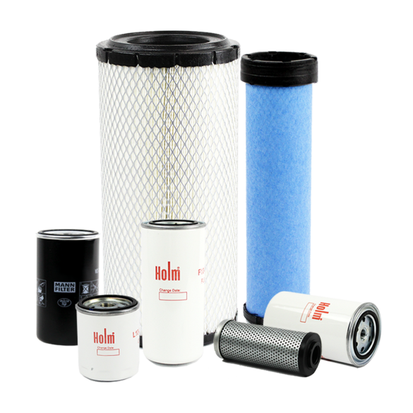 Holm air filters, fuel filters, hydraulic filters and oil filter to suit Manitou MT932 Telehandlers (K80-1762-HOL)