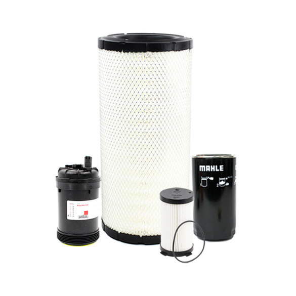 Holm air filter, fuel filters and oil filter to suit Hyundai HX140AL Excavators with Cummins engine (K80-1855-HOL)