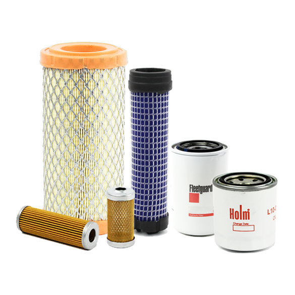 Holm air, oil, hydraulic and fuel filters to suit Volvo ECR25D Excavators with Volvo D1.1A engine (K80-1861-HOL)