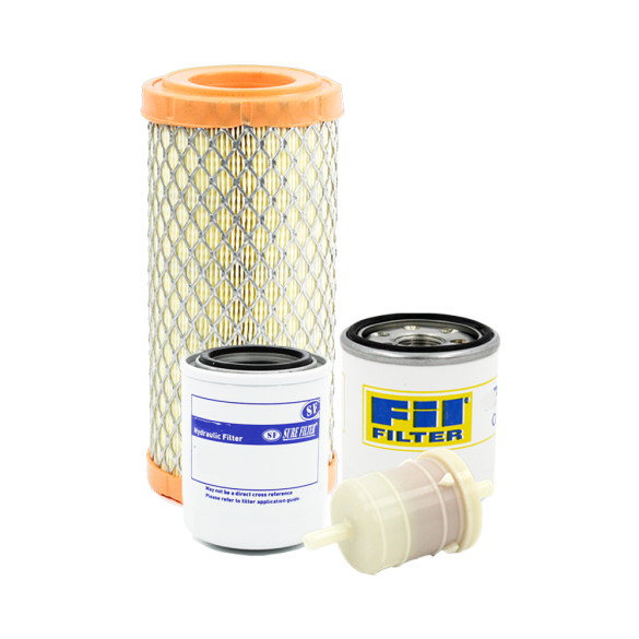 Holm air filter, fuel filter, oil filter and hydraulic filter to suit Kubota G23 Mowers (K80-1862-HOL)