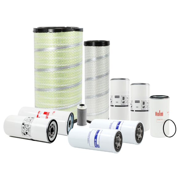 Holm air, fuel, oil and hydraulic filters to suit Volvo A30G Articulated Haulers (2014) with Volvo D 11L engine (K80-1883-HOL)