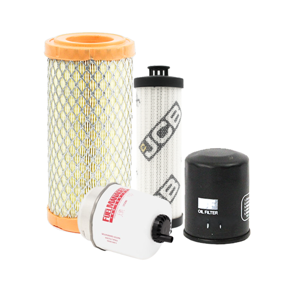 Holm air filter, fuel filter, hydraulic filter and oil filter to suit JCB 15C-1 Excavators (K80-1890-HOL)