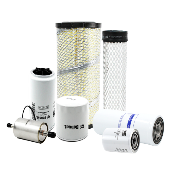 Holm air filters, fuel filters, hydraulic filters and an oil filter to suit Bobcat E50Z Mini Excavators (K80-1909-HOL)