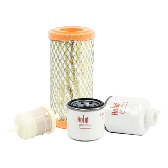 Holm air filter, fuel filters and oil filter to suit Bobcat E20 Excavators with Kubota D722-E2B Tier 2 engine (K80-1915-HOL)