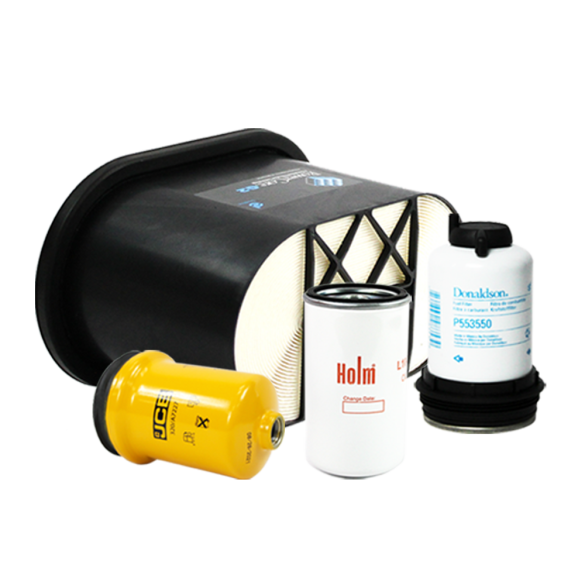 Holm air filter, fuel filters and oil filter to suit JCB 3CX Tier 4F Backhoe Loaders (K80-1950-HOL)