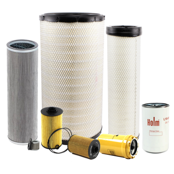 Holm air filters, fuel filters, hydraulic filters and oil filter to suit Case CX370D Excavators (K80-1977-HOL)