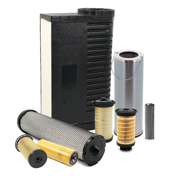 Holm air filters, fuel filters, hydraulic filters and oil filter to suit Caterpillar 966M Wheel Loaders (K80-1978-HOL)