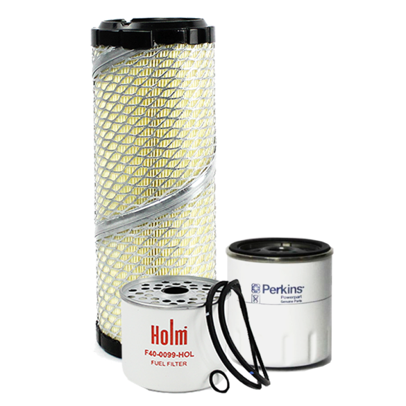 Holm air filter, fuel filter and oil filter to suit Caterpillar CB 2.7 Rollers (K80-1995-HOL)