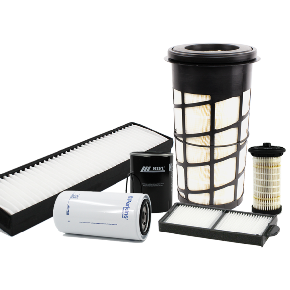 Holm K80-5433-HOL Doosan DX140LCR-5 500 Hour Service Kit with Cabin Filter (BA1505)