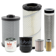 Holm K80-7258-HOL Kubota U50-5 Excavator 1000 Hour Service Kit (Genuine Fuel Filters)