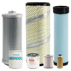 Holm K80-7259-HOL Kubota U56-5 Excavator 1000 Hour Service Kit (Genuine Fuel Filters)