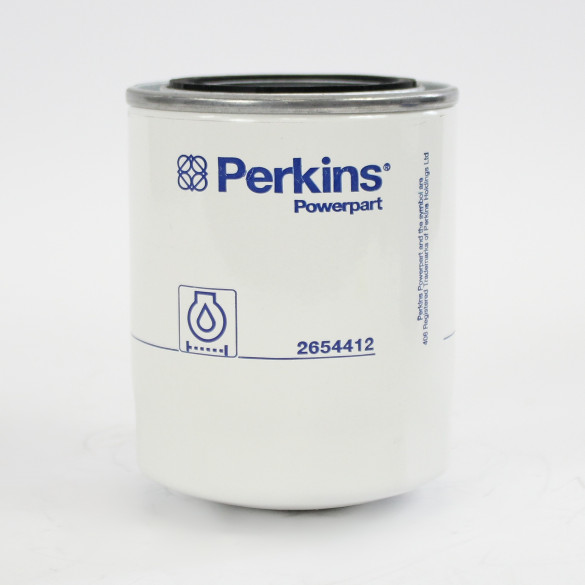 Genuine Perkins 2654412 Spin On Oil Filter for heavy plant machinery from Holm (L10-0046-PER)